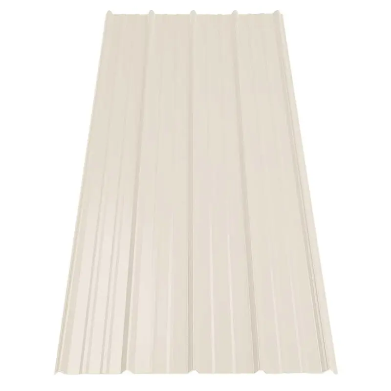 12 ft. SM-Rib Galvalume Steel 29-Gauge Roof/Siding Panel in White26.762 / piece