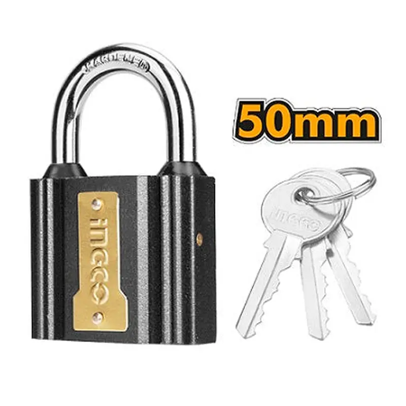 Ingco Long Shackle Iron Padlock DIPL0501L 50 mm