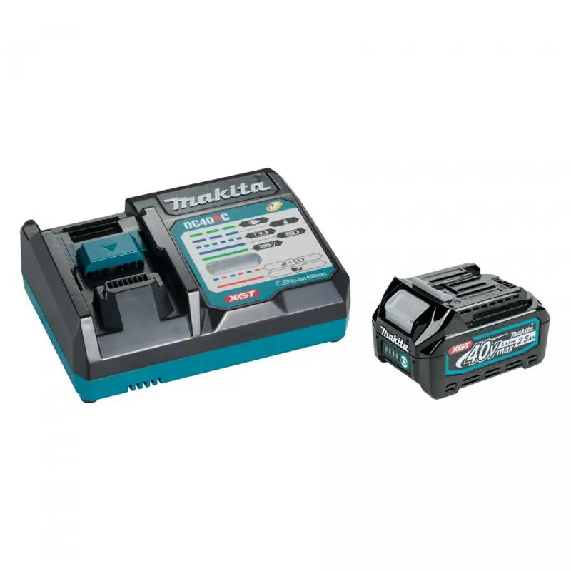 Makita T-05929 40Vmax XGT Fast Charger Starter Kit, 2.5Ah x1