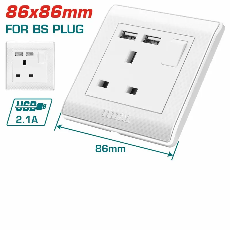 Socket with USB Outlet
