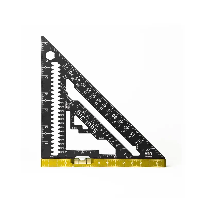 Squi.Jig Black & Yellow 7.5 inch Pro Square