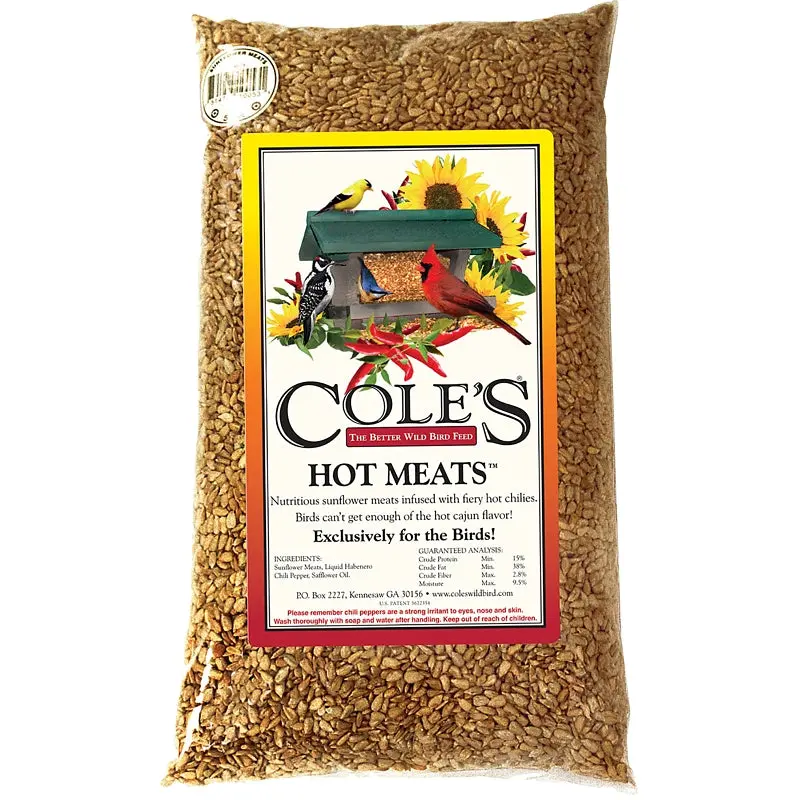 Cole's Hot Meats HM10 Blended Bird Seed, Cajun Flavor, 10 lb Bag