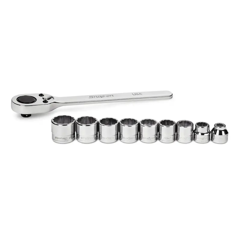 Snap-on 10 pc 3/8" Drive Socket Set