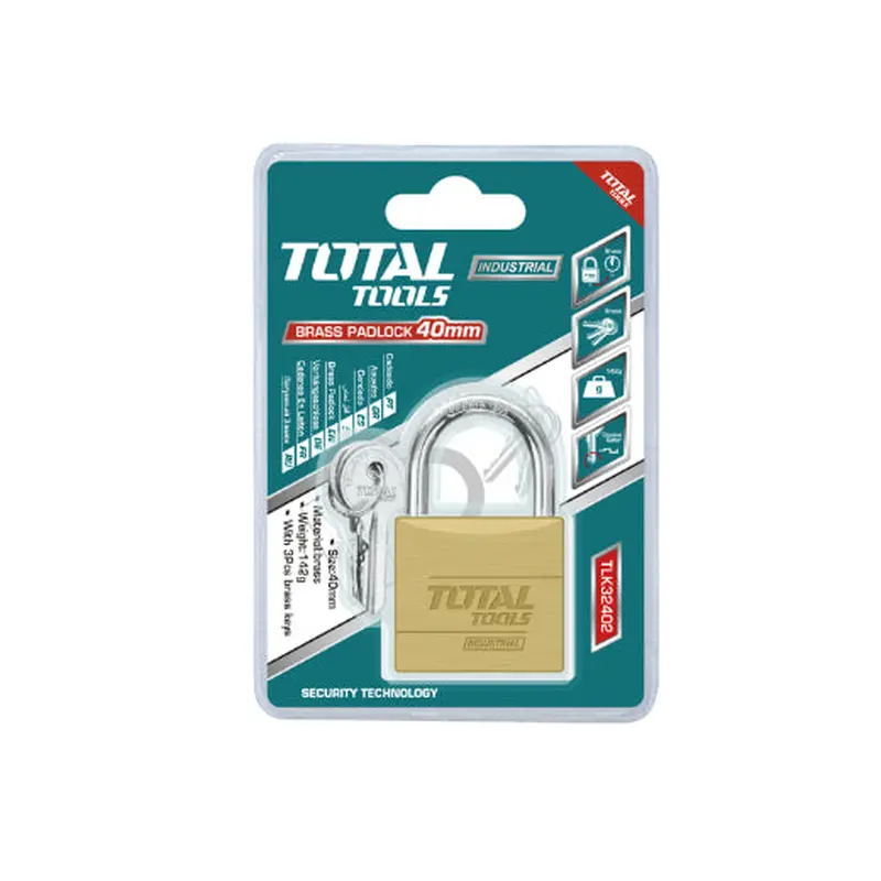 Heavy Duty Brass Block Padlock 70mm
