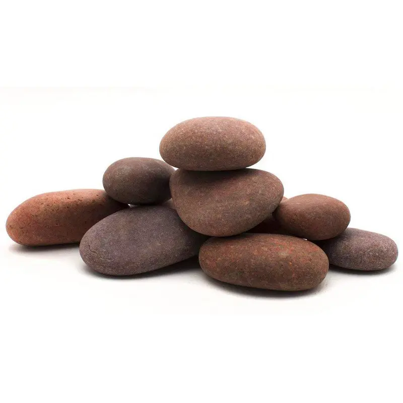 3 in. to 5 in. 30 lb. Rosa Mexican Beach PebbleRed / 30 / Medium