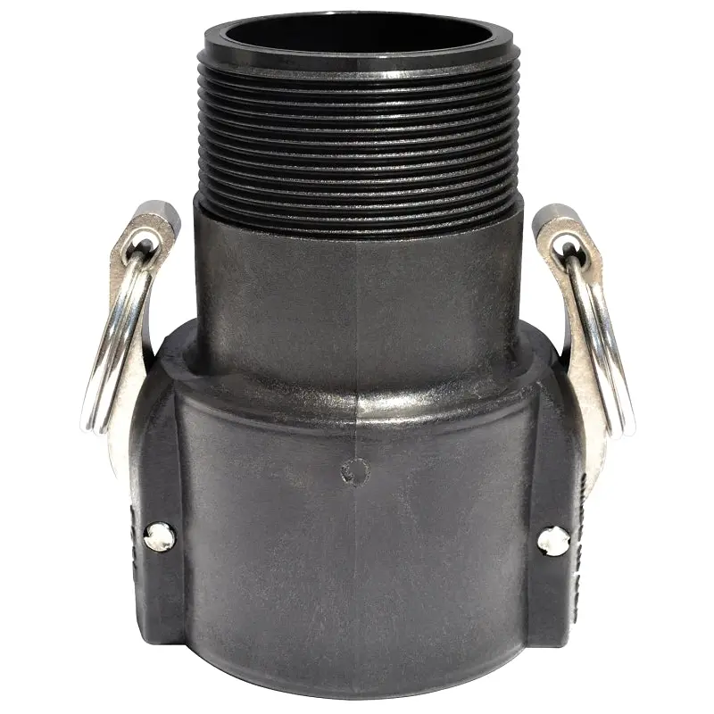 Green Leaf B Series 075B Camlock Coupling, 3/4 in, Female x MNPT, 125 psi Pressure, Polypropylene