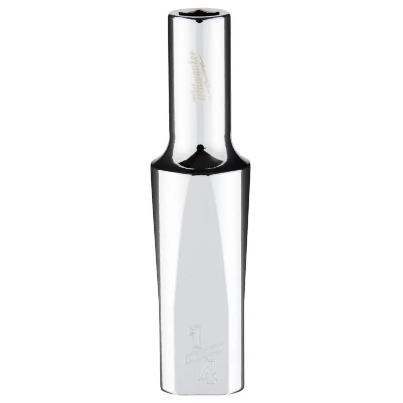 Milwaukee 45-34-9073 Socket, 1/4 in Socket, 3/8 in Drive, 6-Point, Chrome Vanadium Steel, Chrome