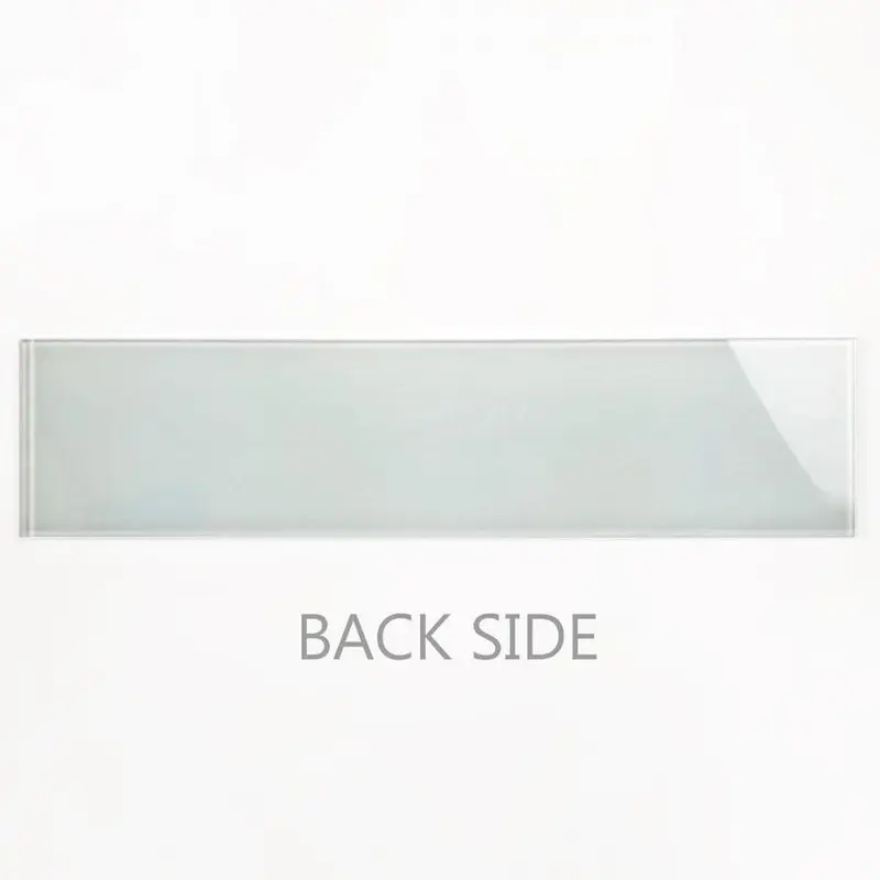 Abolos Nature 56-Pack White 3-in x 12-in Honed Glass Marble Look Wall Tilesq/ft