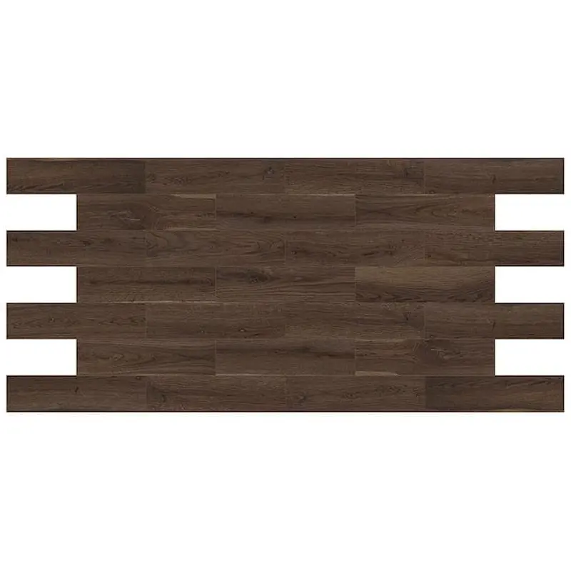 allen   roth Shed Cappuccino 6-in x 24-in Matte Ceramic Wood Look Floor and Wall Tile (0.96-sq. ft/ Piece)