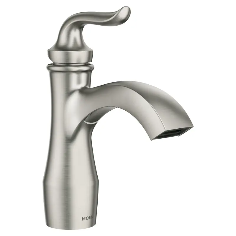 Hamden Spot resist brushed nickel One-Handle High Arc Bathroom FaucetSpot Resist Brushed Nickel