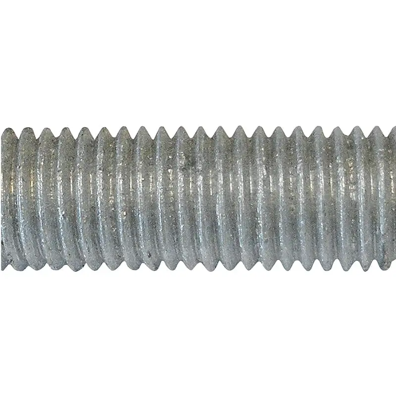 PFC TR-1011 Threaded Rod, 1/2-13 in Thread, 3 ft L, A Grade, Carbon Steel, Galvanized, NC Thread