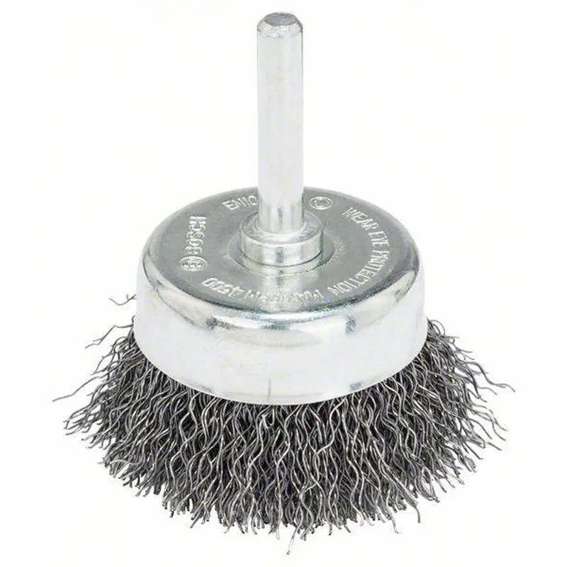 Disc Brush for Drills Crimped Wire Diameter 50 mm