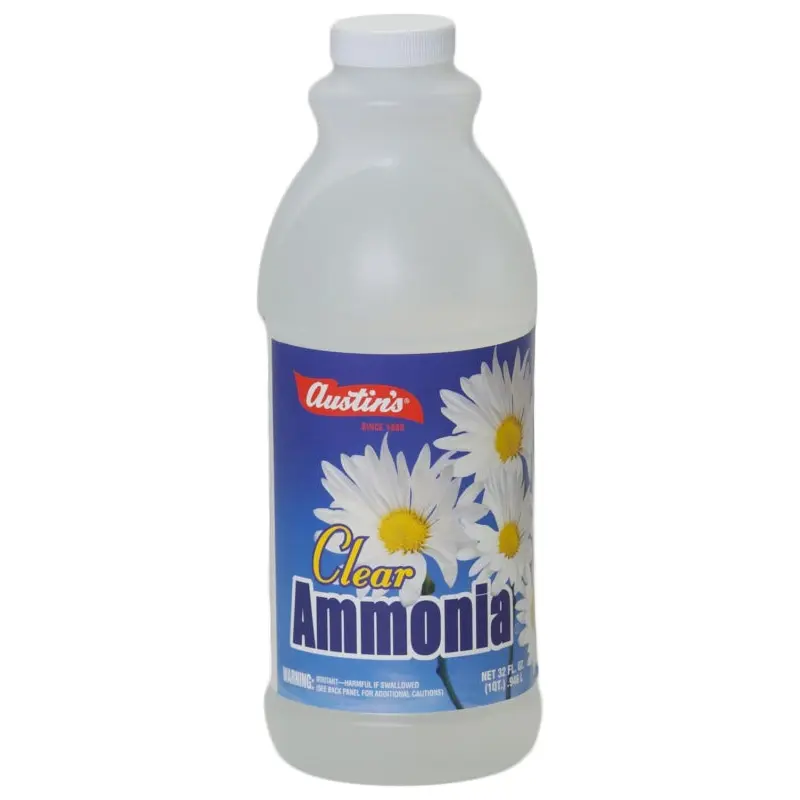 Austin 50 Clear Ammonia, 32 oz Bottle, Liquid, Pungent Ammonia, Colorless