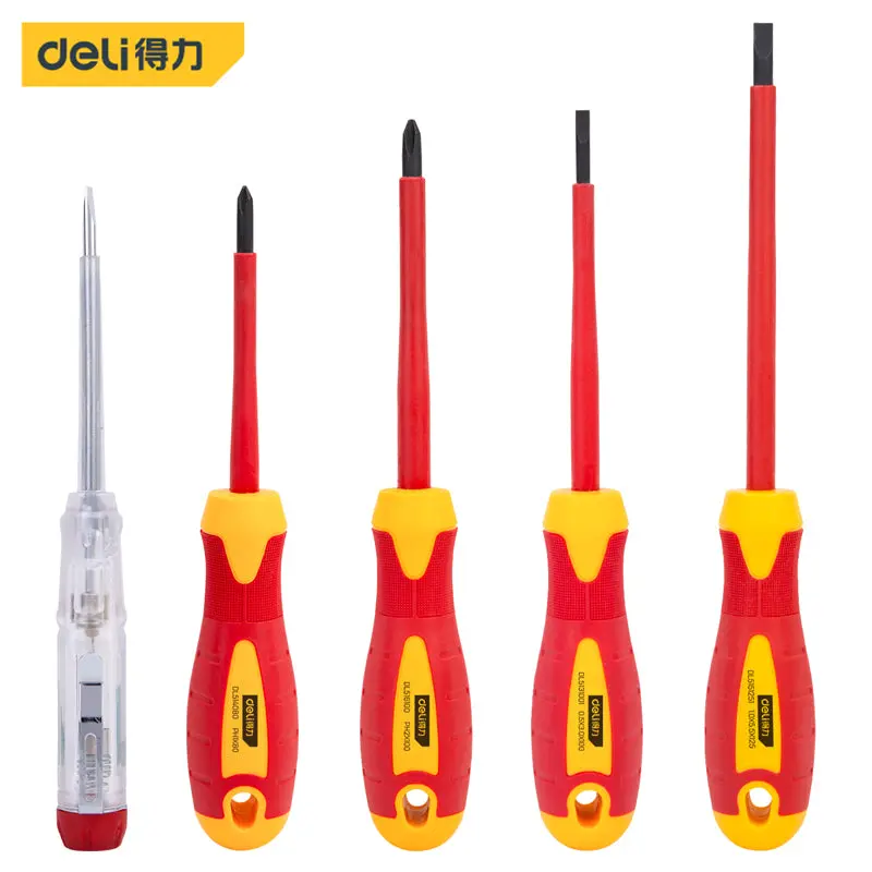Deli Tools Insulation Tool Set 5Pcs | DL510005