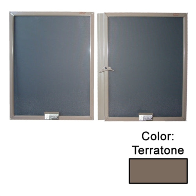 Andersen G43 400 Series Gliding Window Full 2 Piece Truscene Screen in Terratone