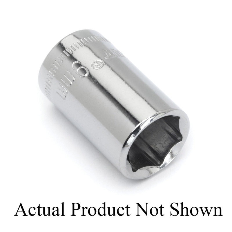 CRESCENT CDS11N Socket, System of Measurement: Metric, Standard Length, 4 mm Socket, 1/4 in Drive, 6-Point