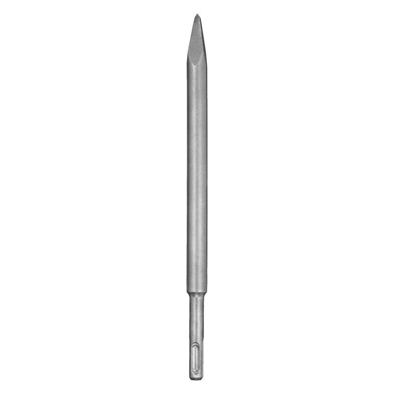 DeWALT DW5348 Chisel Bit, 1 in W Blade, 10 in OAL, 25/64 in Shank, SDS-Plus Shank, Steel, Bright