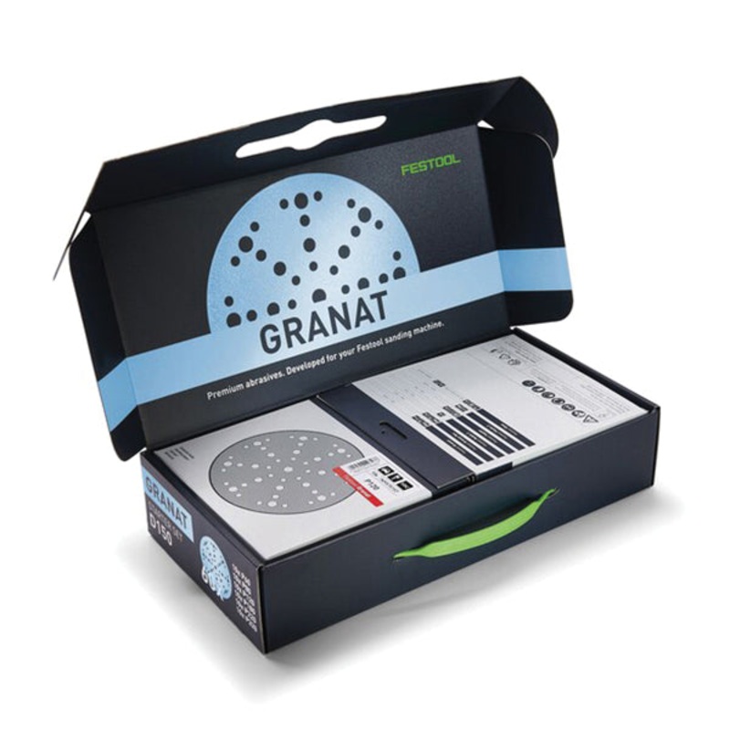 FESTOOL Granat 578166 Abrasive Disc Set, 6 in Dia