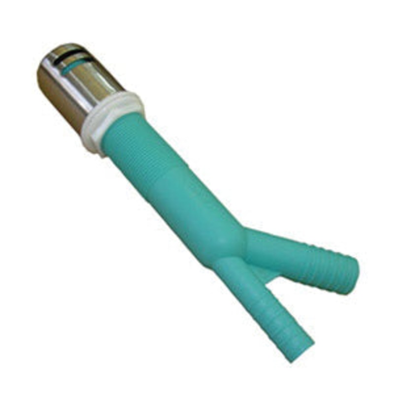 LASCO 30201SN Air Gap Can and Body, Brass/Plastic, Satin Nickel, For Use With: Dishwashers