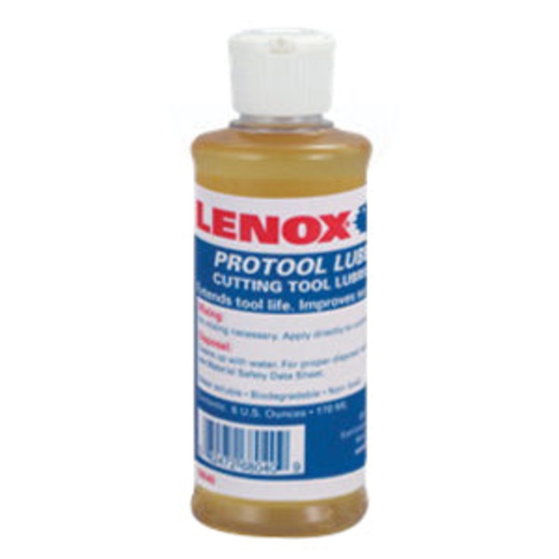 LENOX 68040LNX Protool Lube, Bottle, 6 oz, Liquid, Characteristic, Translucent Amber