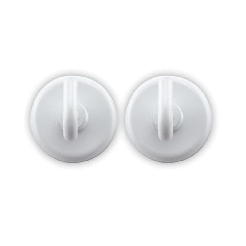MAGNET SOURCE 07291 Magnetic Hook, 14 lb Weight, 2-Hook, Metal Hook, Enamel-Painted Hook, Metal Base, 2.32 in H Base